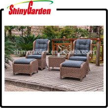 5pcs Outdoor Freizeit Rattan Sofa Set